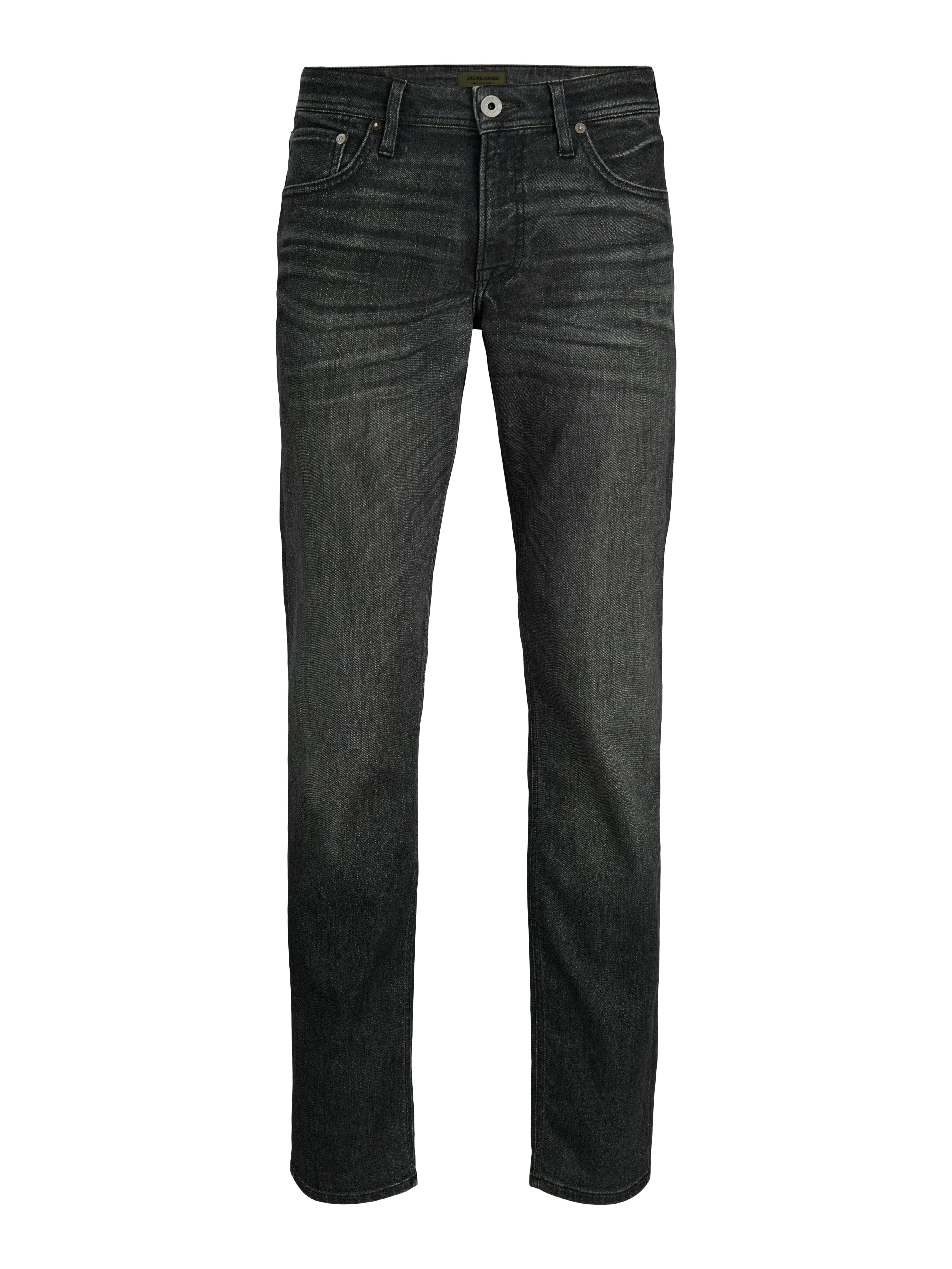 Regular-fit-Jeans JJICLARK mit Used-Look und Stretch für den Alltag