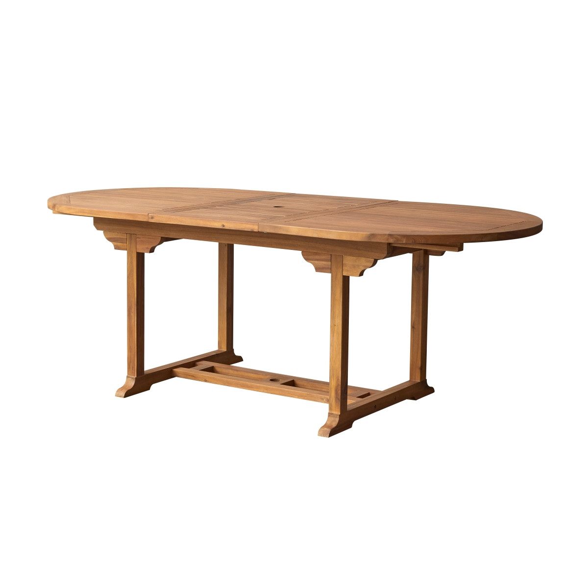 Tikamoon Gartentisch Ovaler Outdoor Tisch aus Akazienholz Capri 160