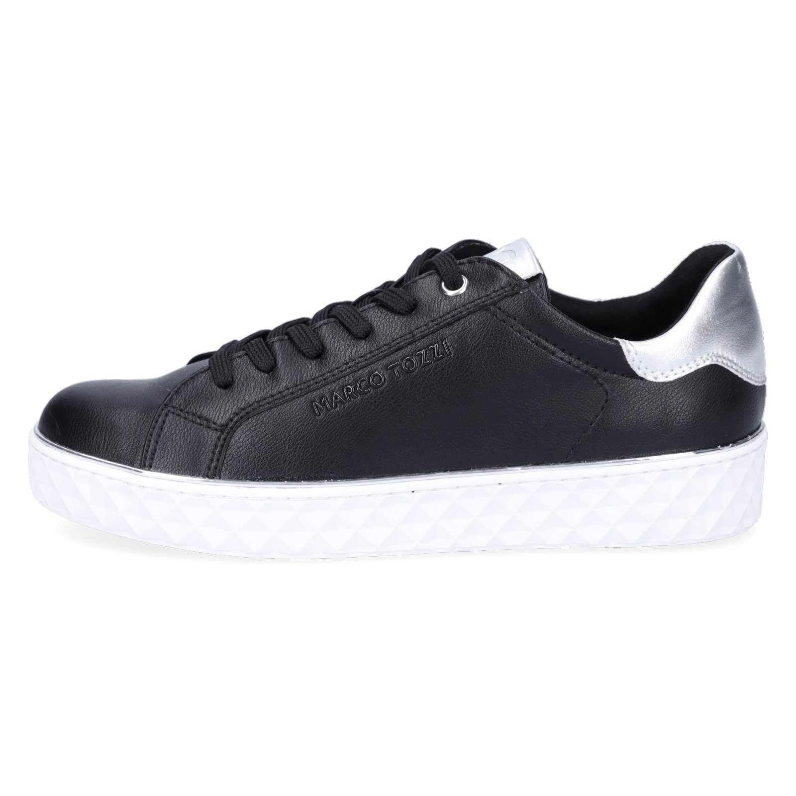 MARCO TOZZI Marco Tozzi Damen Sneaker schwarz silber Sneaker günstig online kaufen