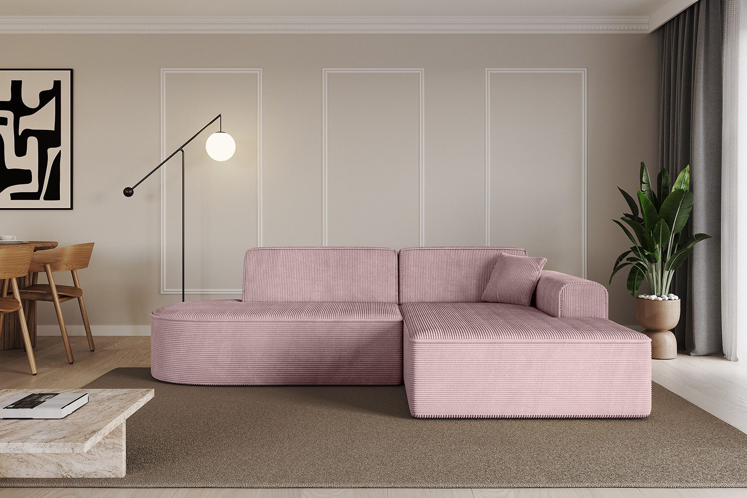 ALTDECOR Ecksofa IREA-L1-v3, Sofa Praktische Bequeme günstig online kaufen