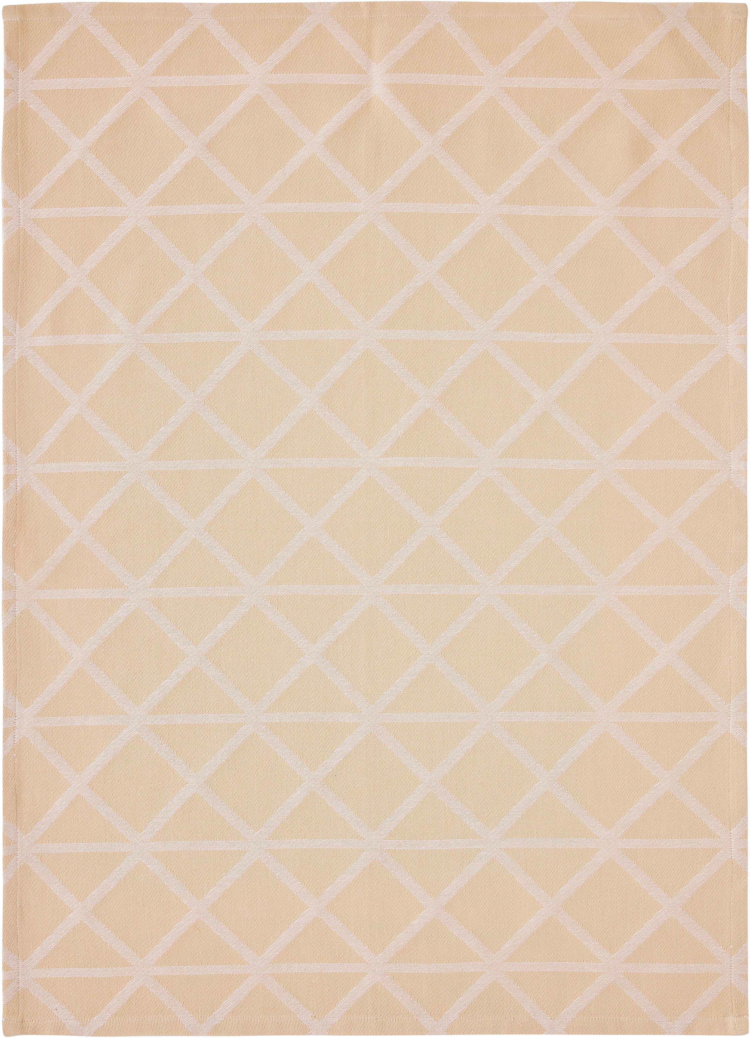 OTTO home Geschirrtuch Brea, (Set, 3-tlg., 3er- Set), 100 % Baumwolle, 3er-Set, 50 × 65 cm, attraktives Design