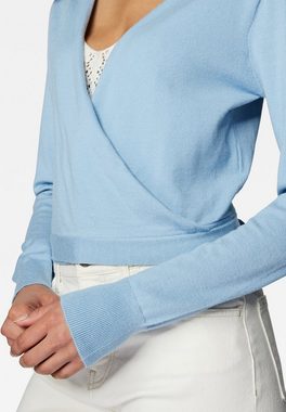 Mavi V-Ausschnitt-Pullover V NECK SWEATER Wickeloberteil