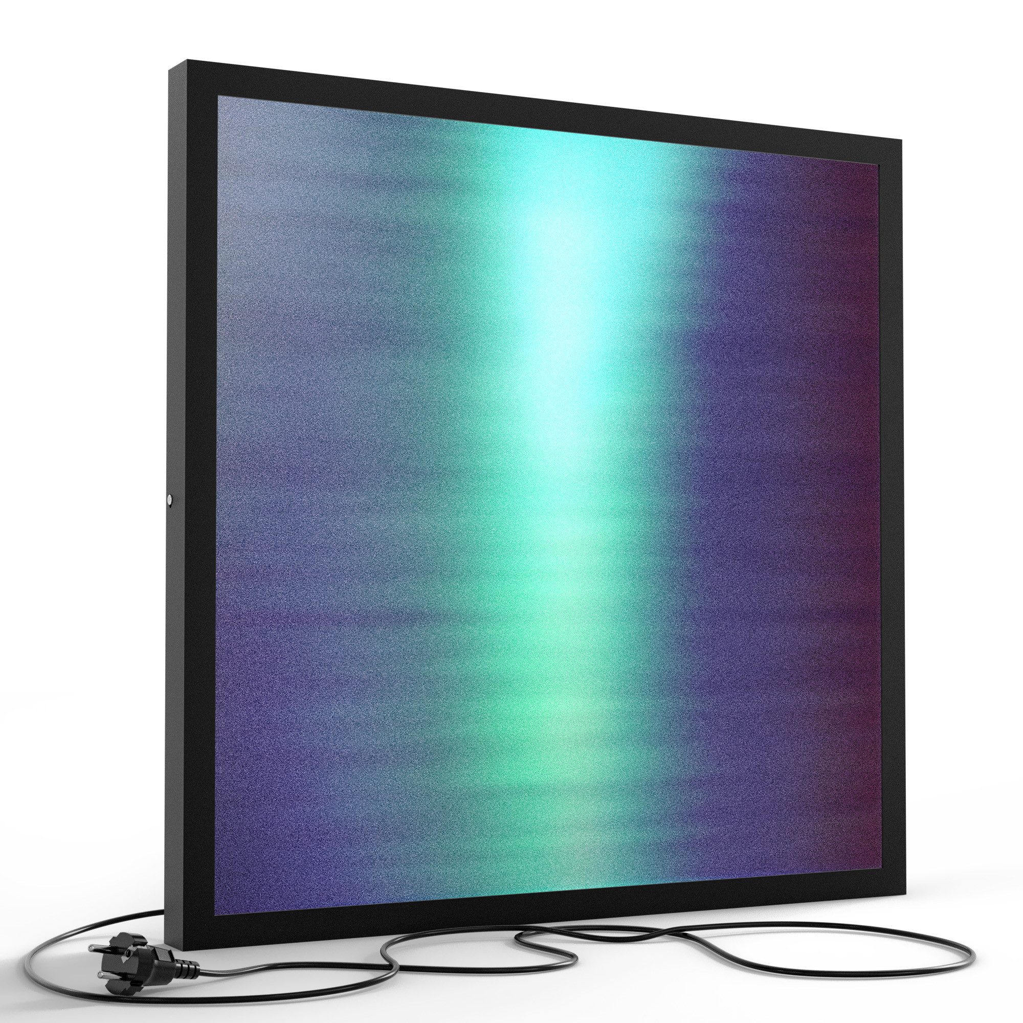 DEQORI LED-Bild 'Neonstruktur mit Körnung', (1 St), LED Lampe Leuchte Leuchtbild Bild beleuchtet Deckenleuchte Wandlampe