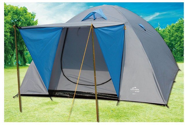 EXPLORER Kuppelzelt Iglu Zelt 3 Personen Campingzelt wasserdicht winddicht Ventilation, Personen: 3