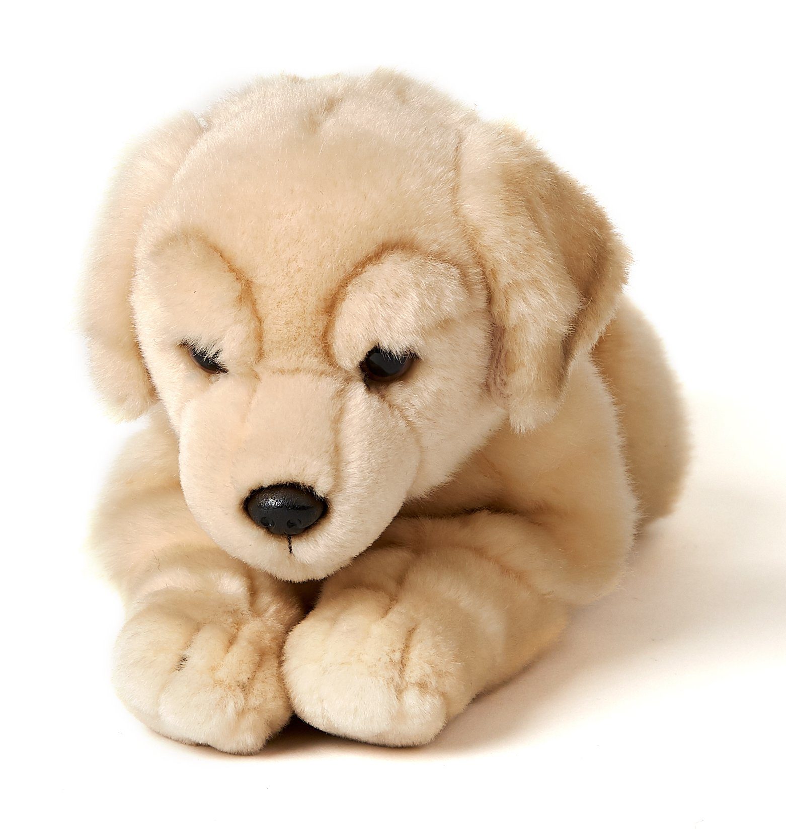 liegend - - (Länge) Uni-Toys cm % - 31 100 Plüsch-Hund Plüschtier, recyceltes Golden Retriever, Füllmaterial zu Kuscheltier