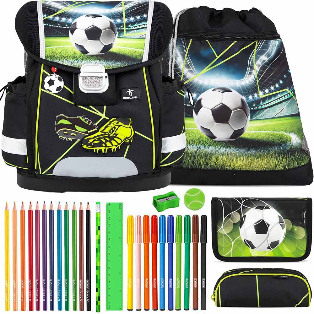 Belmil Schulranzen Set Classy 10-teilig 2025 Jungen Champion's Kick