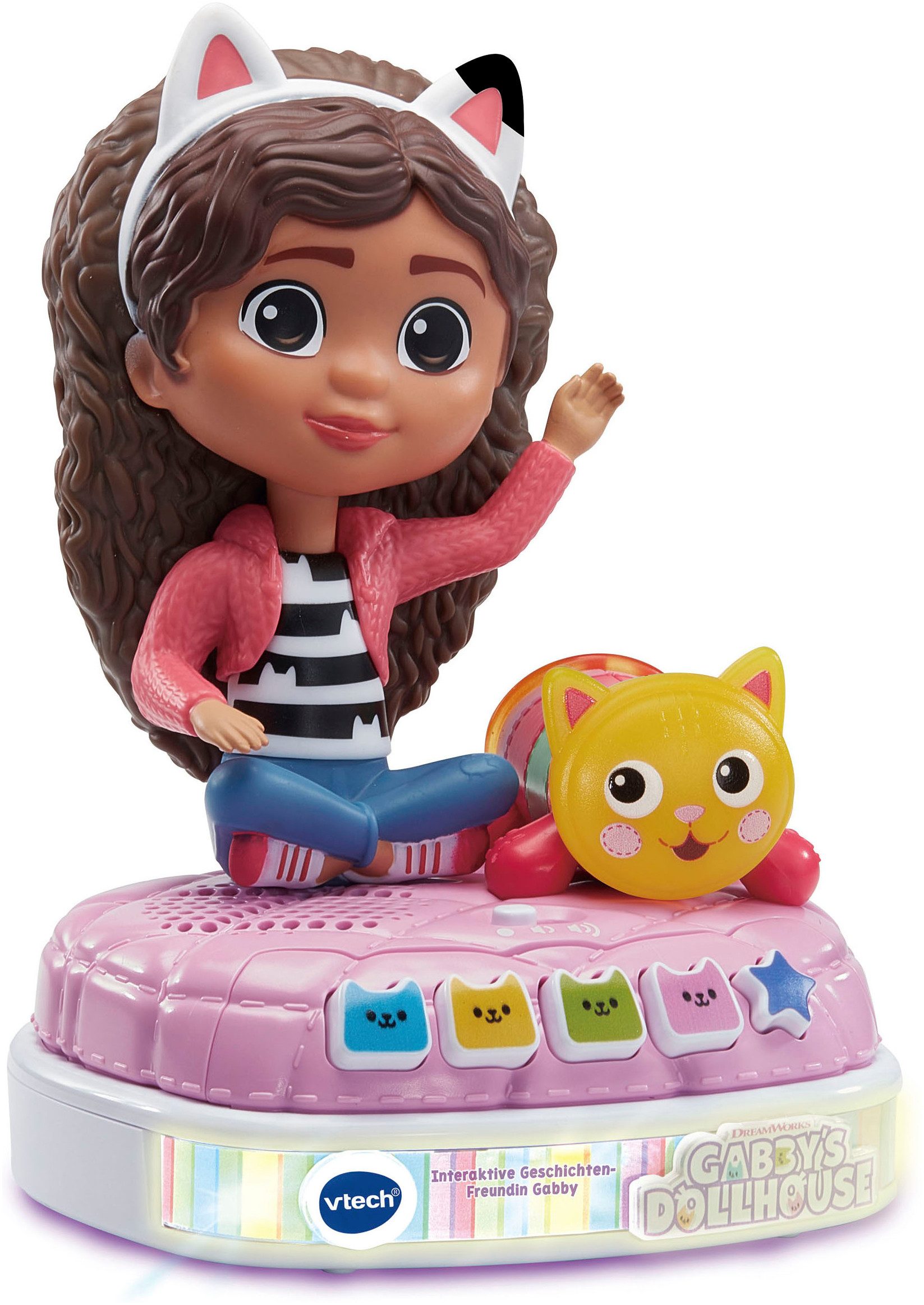 Vtech® Spielfigur Gabby's Dollhouse - Interaktive Geschichten-Freundin Gabby, mit Licht- und Soundeffekt