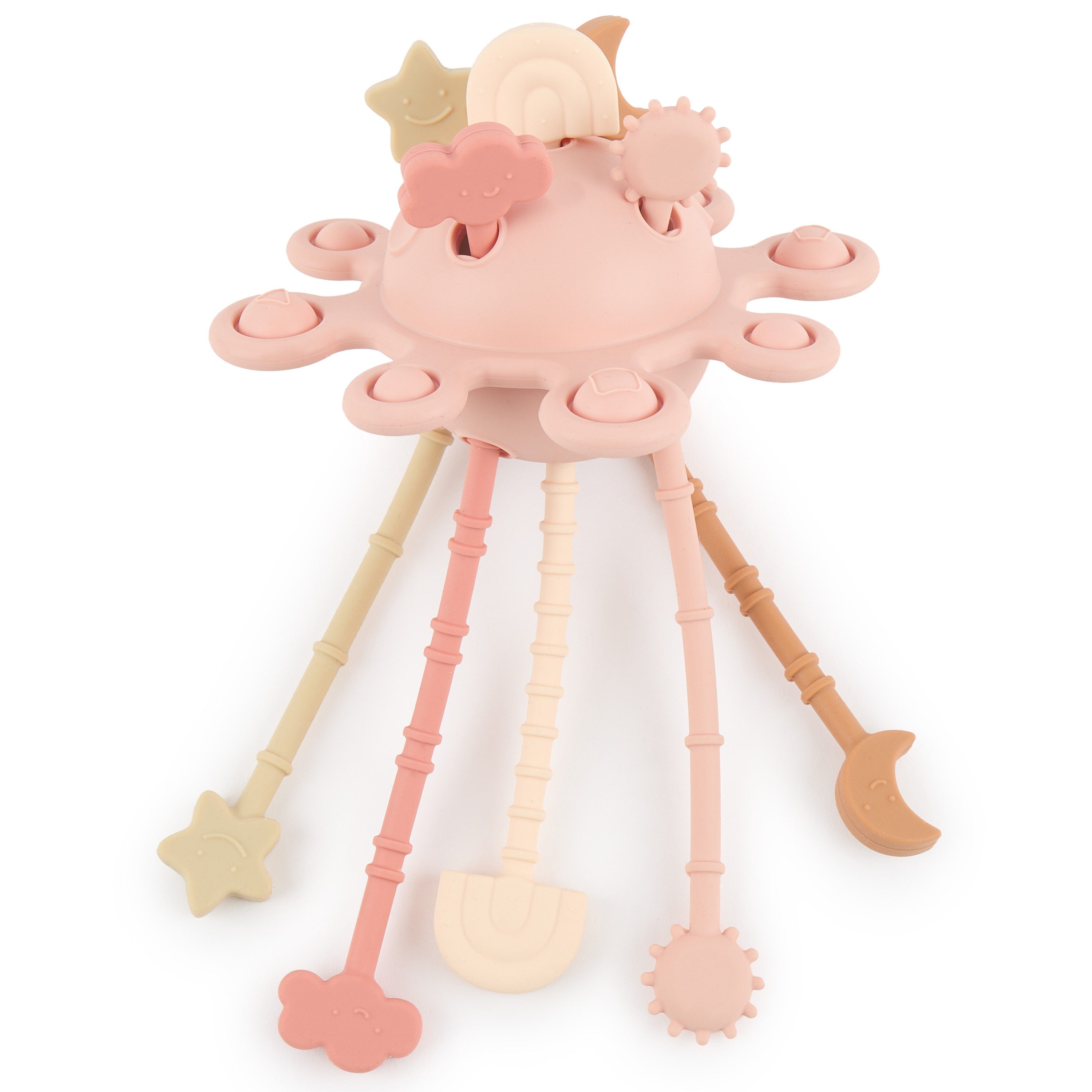 BIECO Stapelspielzeug Bieco Silikon Activity Montessori Spielzeug Baby