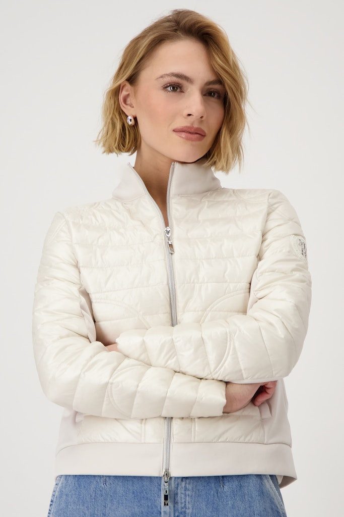 Monari Steppjacke Steppjacke mit Neopren creamy günstig online kaufen