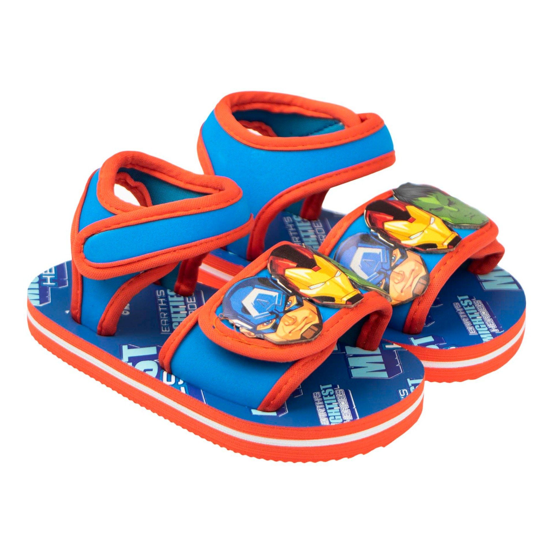 MARVEL Avengers Iron Man Captain America Hulk Kinder Jungen Sandalen Sandale Gr. 22 bis 28