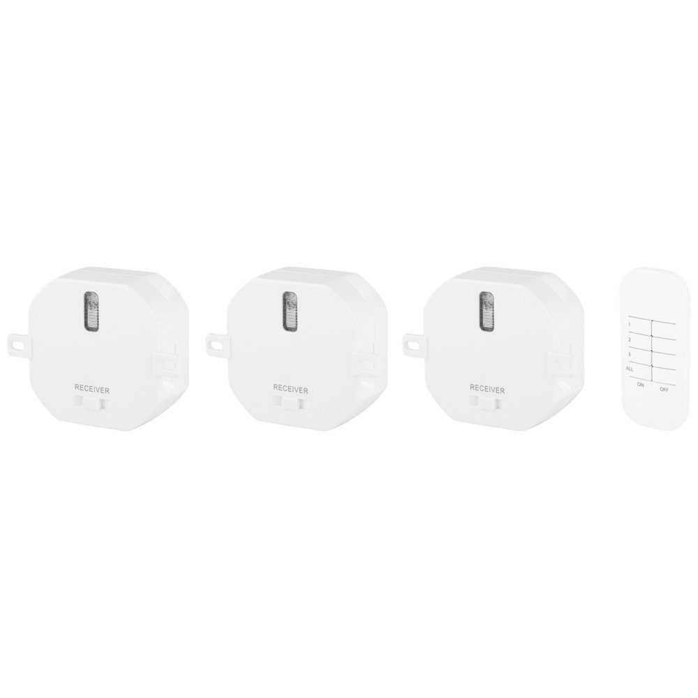 smartwares Smartwares SH4-99557 FSK 433 MHz Funk-Schalter, Fernbedienung SH4-9 Smart-Home-Zubehör