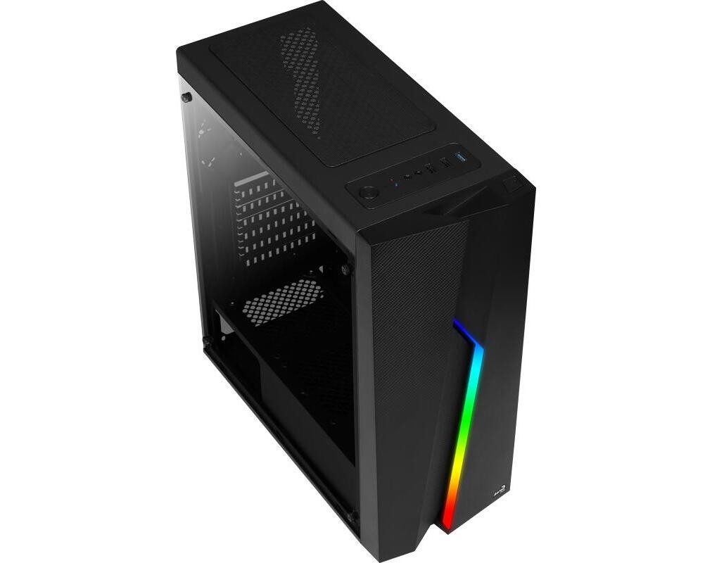 Aerocool PC-Gehäuse Bolt (schwarz, Window-Kit)
