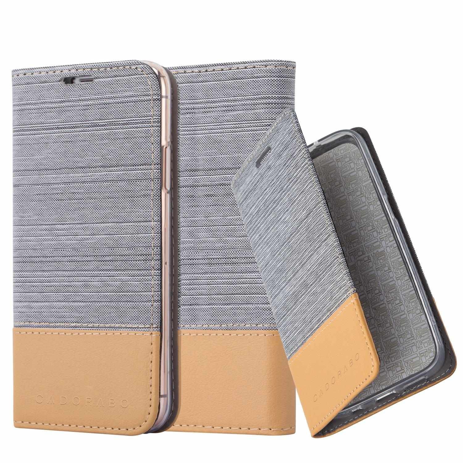 Cadorabo Handyhülle für Apple iPhone 13 Hülle Jeans Book Design Apple iPhone 13, Klappbare Handy Schutzhülle - Hülle - mit Standfunktion und Kartenfach