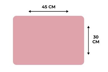 Platzset, Rosa - Farben - Innenraum - Einfarbig - Farbe, MuchoWow, (6-St), Platzset, Platzdecken, Platzmatte, Tischmatten, Schmutzabweisend