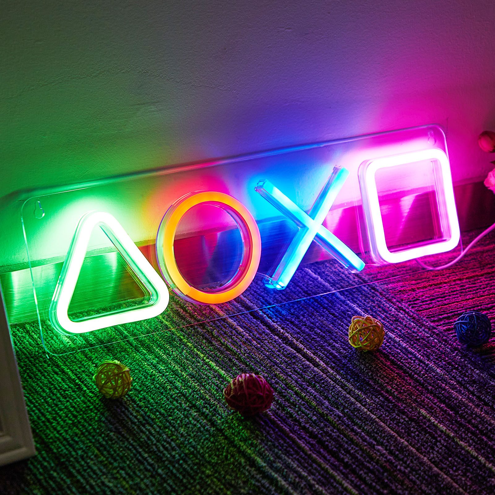 MUPOO LED-Streifen Neonlicht Gaming Lampe PS günstig online kaufen