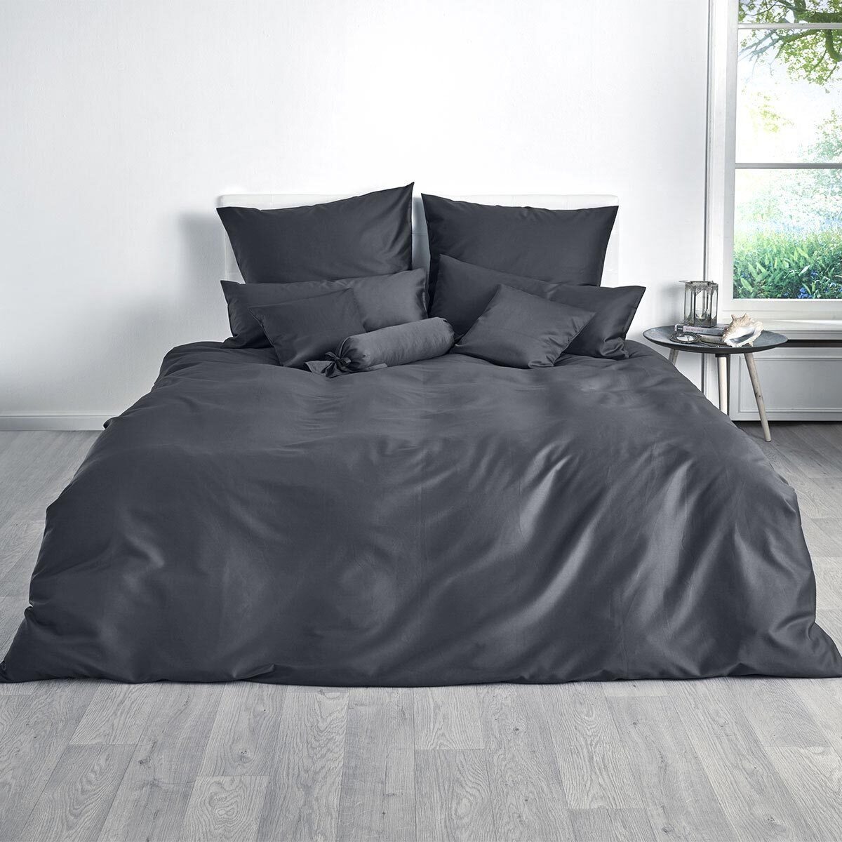 TRAUMSCHLAF Bettwäsche Uni, Mako Satin, 2 günstig online kaufen