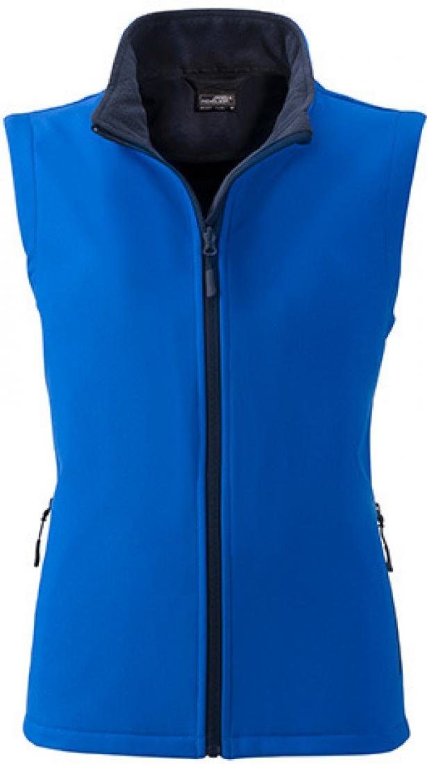 James & Nicholson Funktionsweste Damen Promo Softshell Vest / Wasserabweisend, winddicht