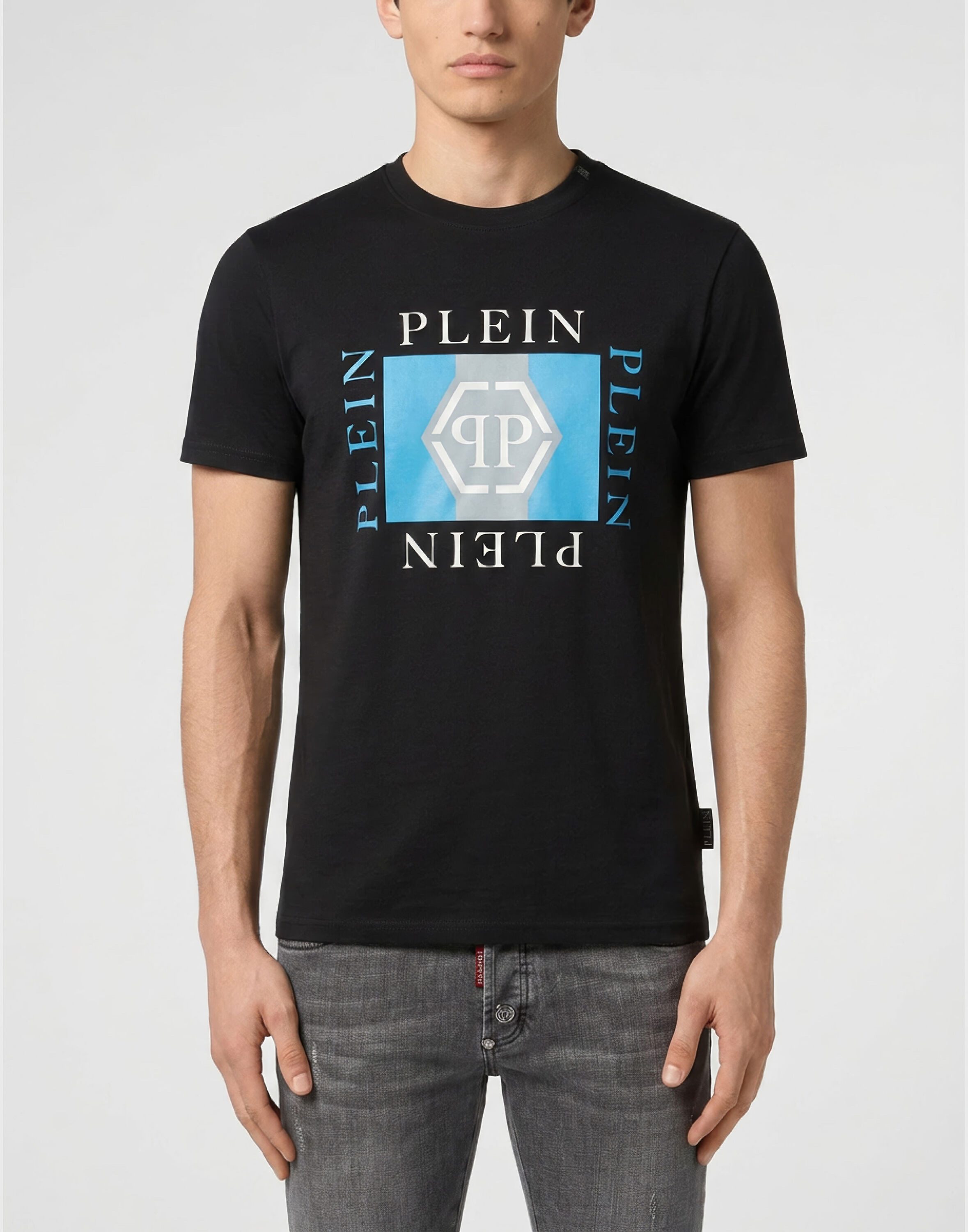 PHILIPP PLEIN T-Shirt Kurzarm-Rundhals-T-Shirt