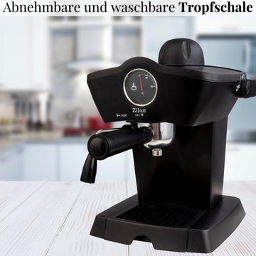 Zilan Espressomaschine ZLN-2854, Edelstahlfilter, 3.5 Bar Hochdruckpumpe,Edelstahlfilter,Thermometer