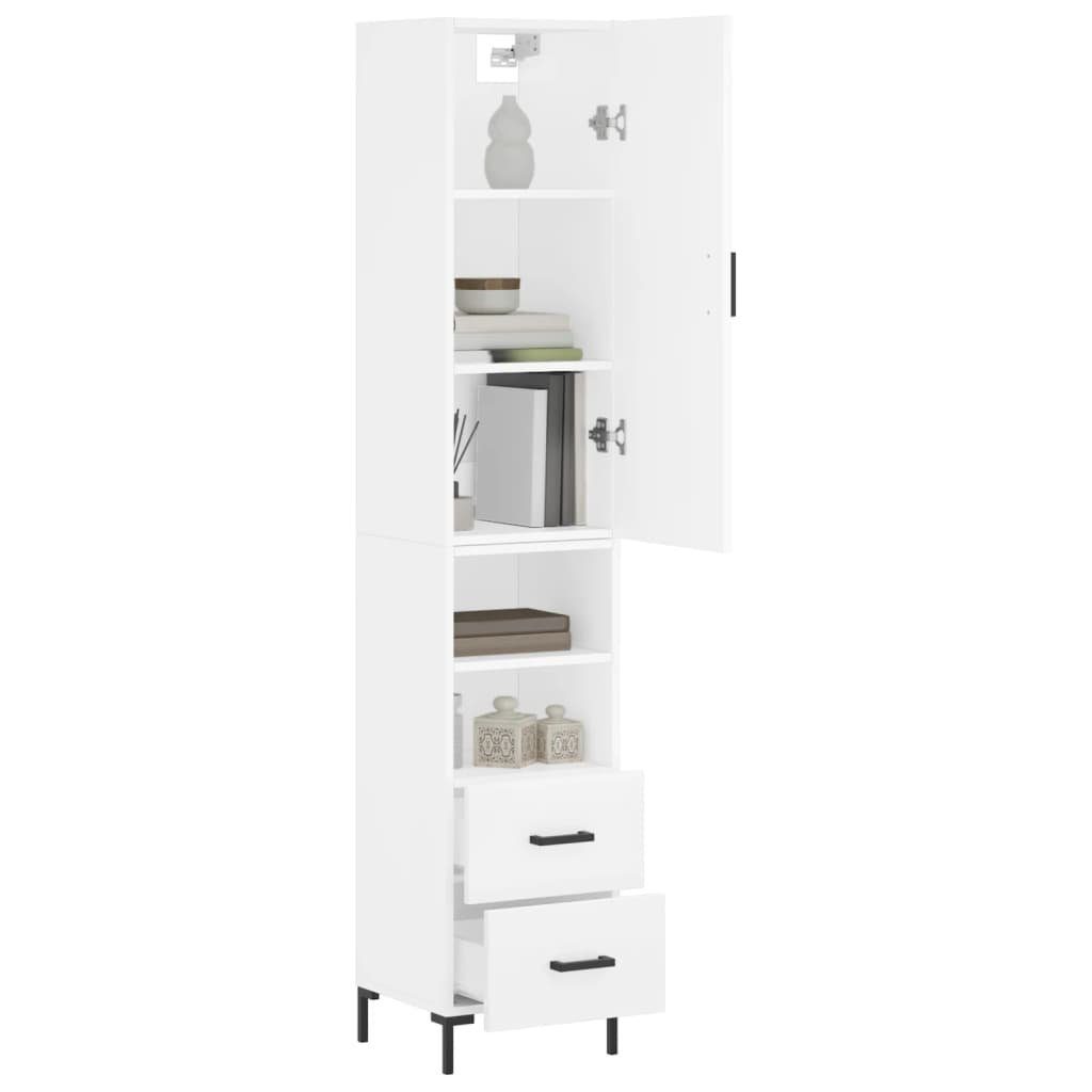 vidaXL Highboard Highboard Weiß 34,5x34x180 cm günstig online kaufen