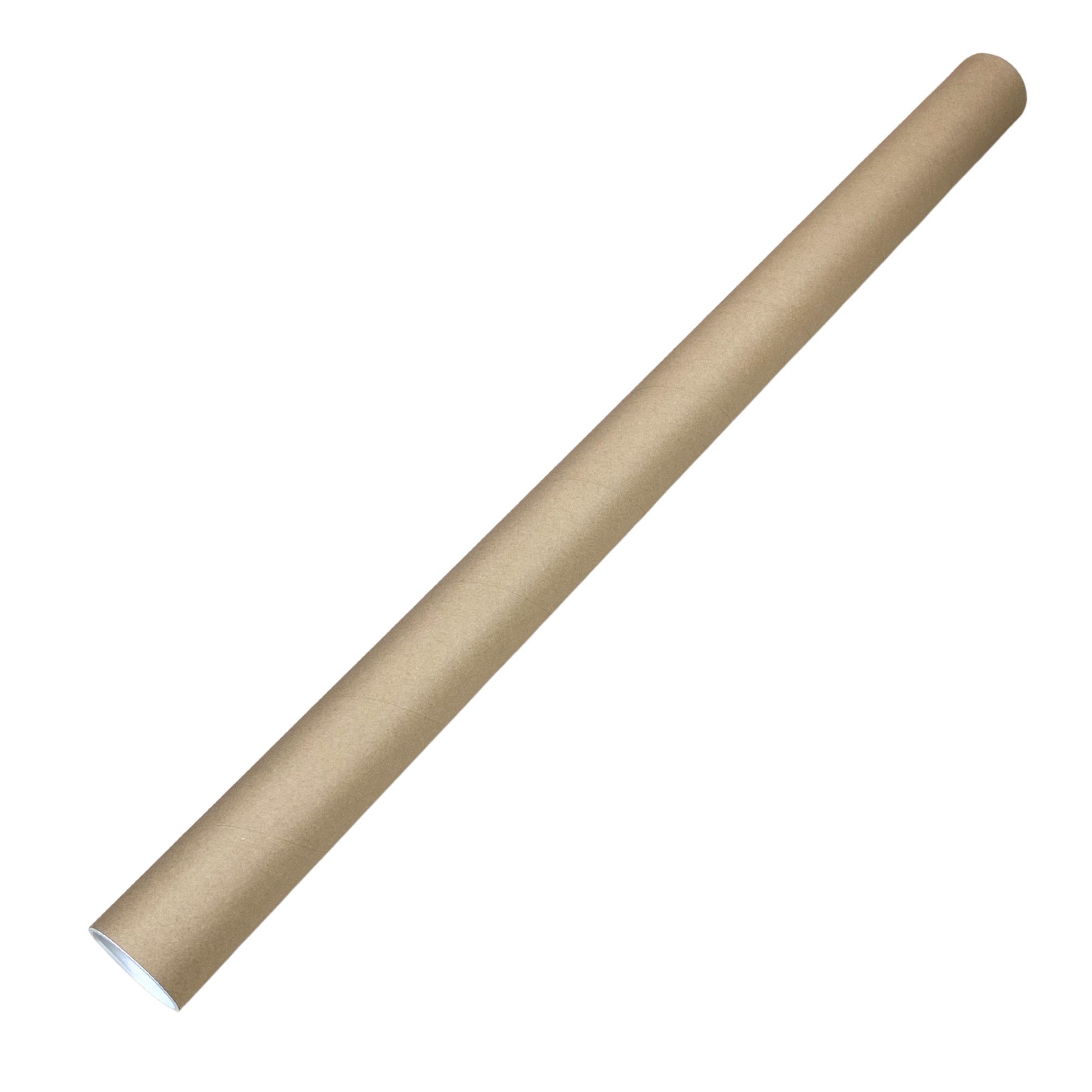 Packen24 GmbH Versandkarton Versandhülsen 1120 x 75 x 2 mm braun Posterversand Papprolle