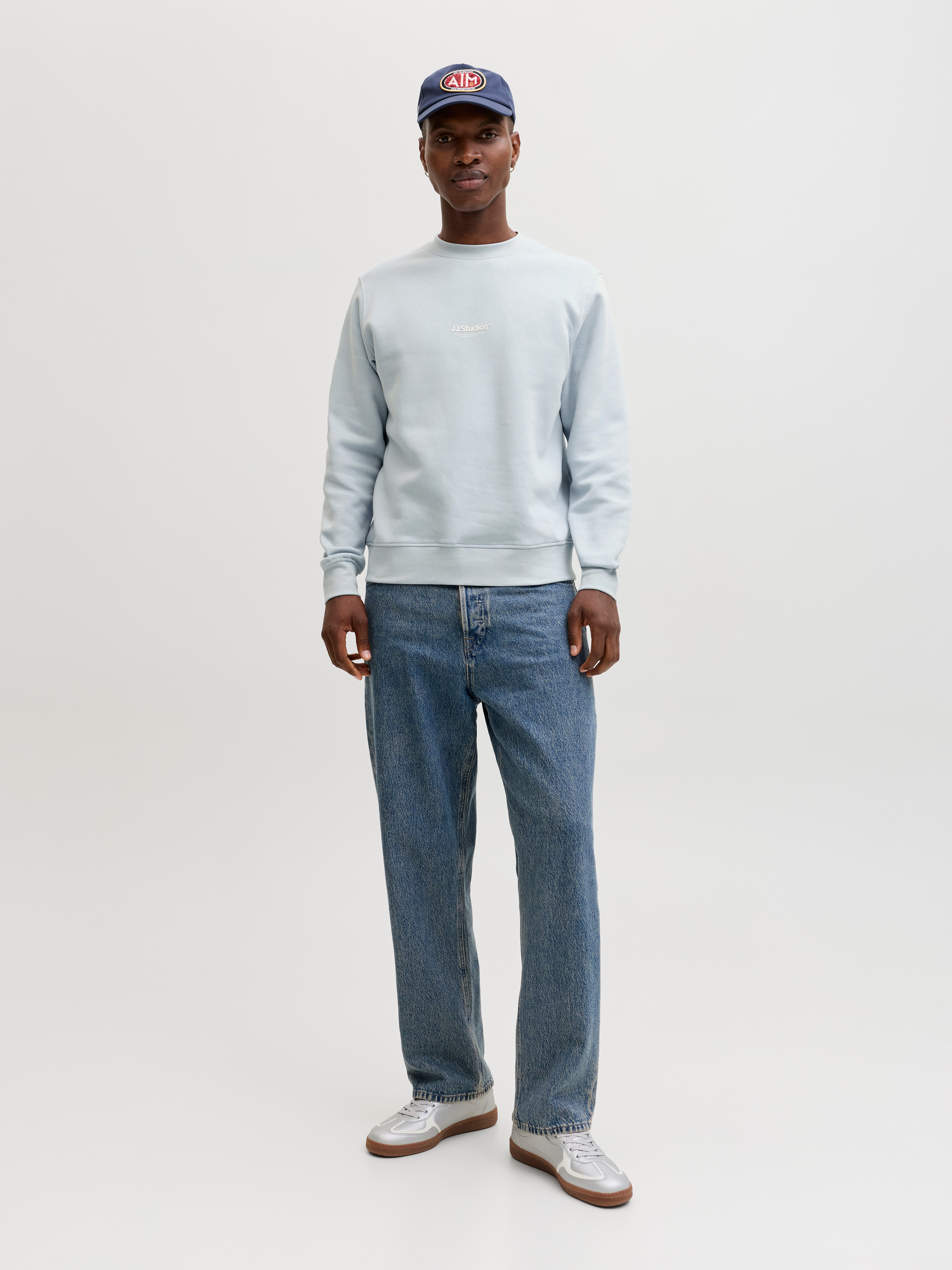 Jack & Jones Sweatshirt JJESOHO SWEAT CREW NECK NOOS Baumwollmischung, relaxed fit – Bild 4 von 5