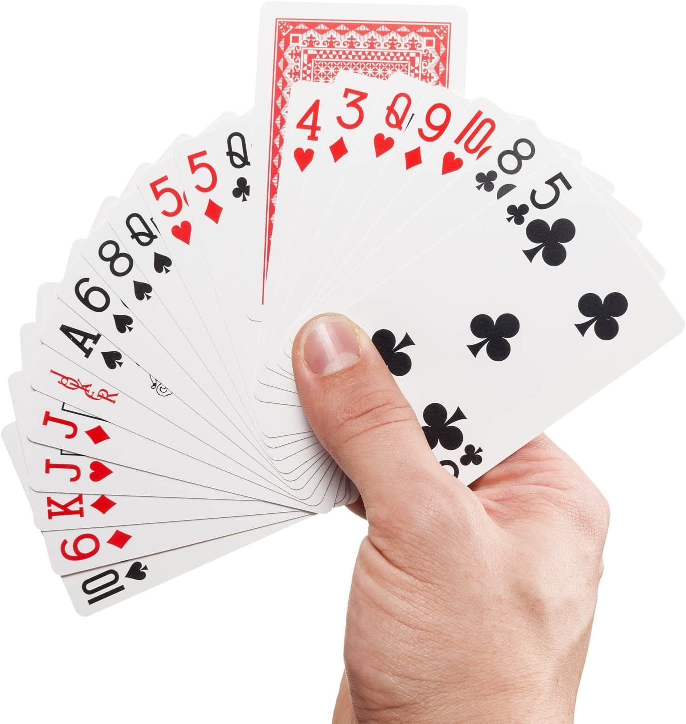 Goods+Gadgets Spiel Royal Kunststoff Poker – Abwaschbares Profi Pokerkarten Doppel-Deck, Plastik Poker-Karten, Spielkarten Doppel-Deck Set