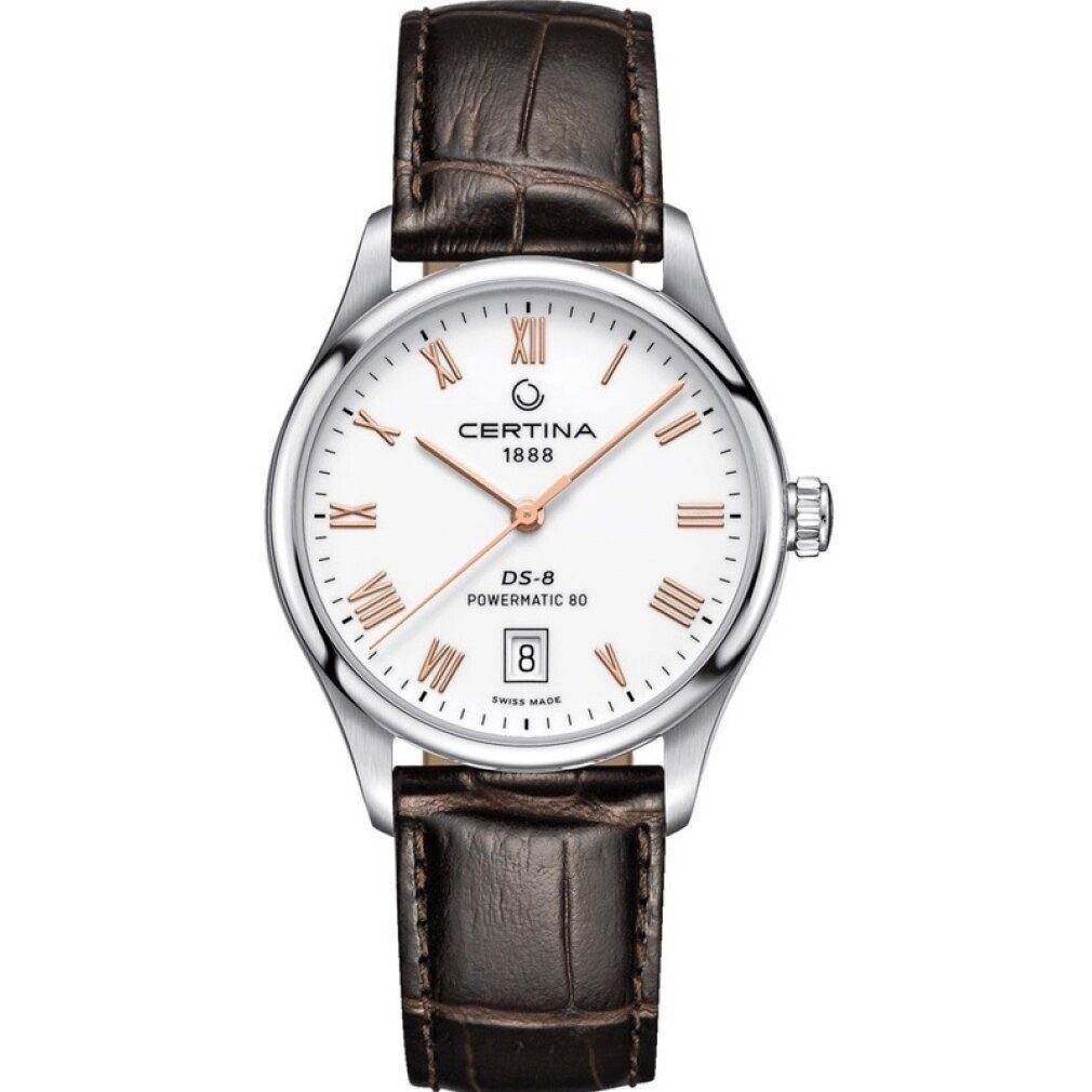 Certina Luxusuhr Herrenuhr DS PODIUM POWERMATIC 80 DATE, AUTOMATIC (38 mm)
