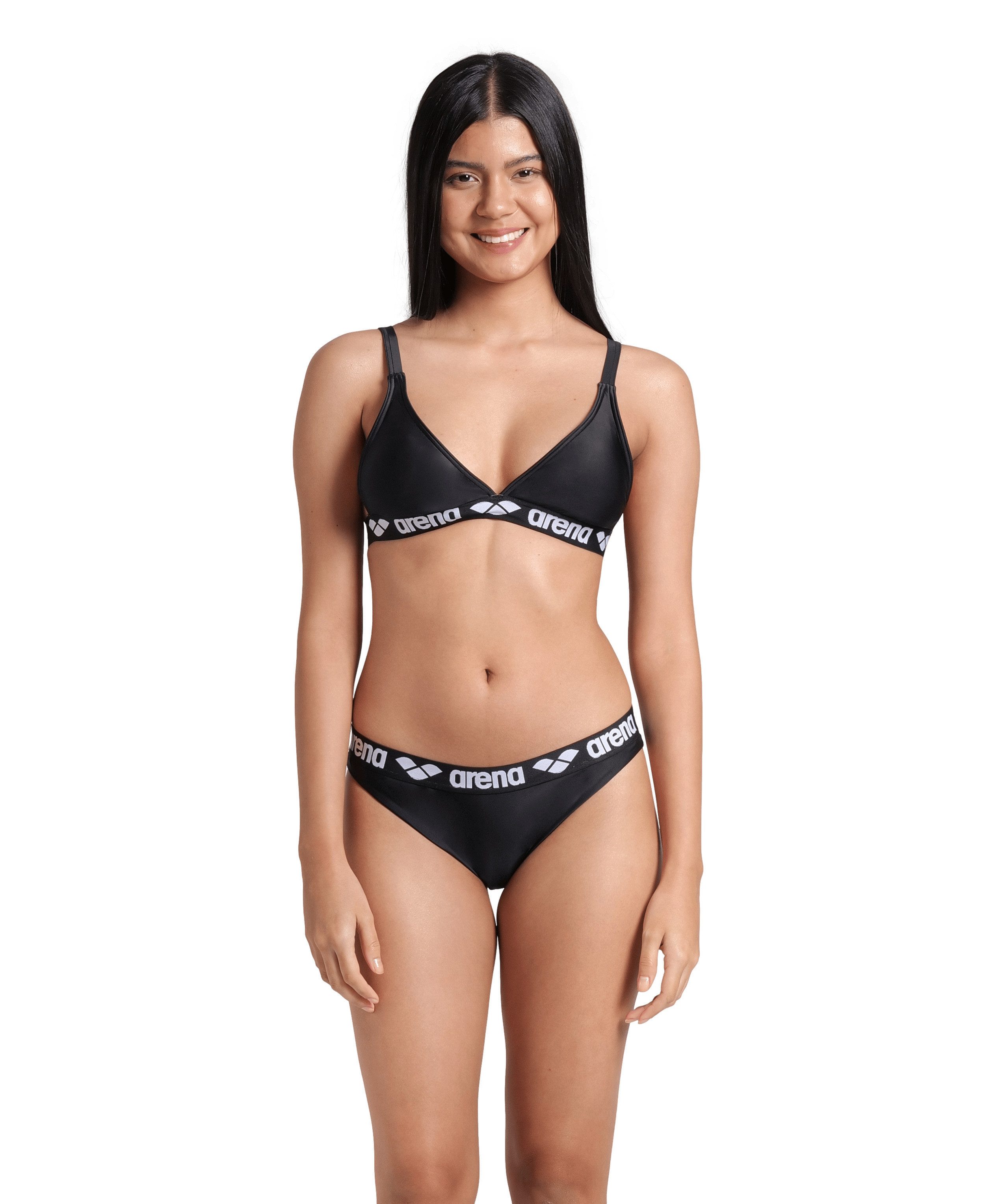 Bustier-Bikini WOMEN'S ARENA ELASTIC SOLID BIKINI TRIANGLE