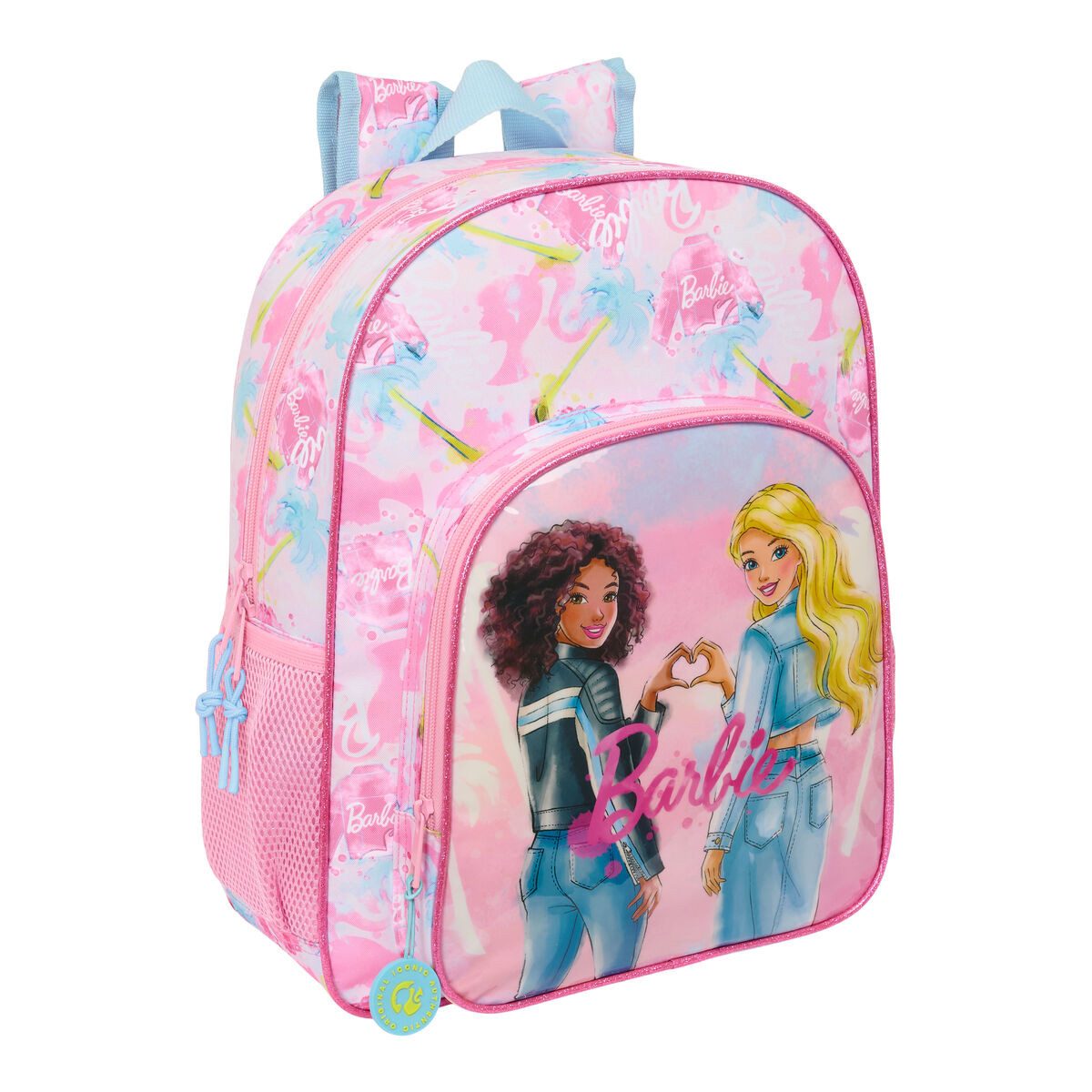 Barbie Kinderrucksack Rucksack Kinderrucksack Freizeitrucksack Barbie Painterly Rosa Himmels
