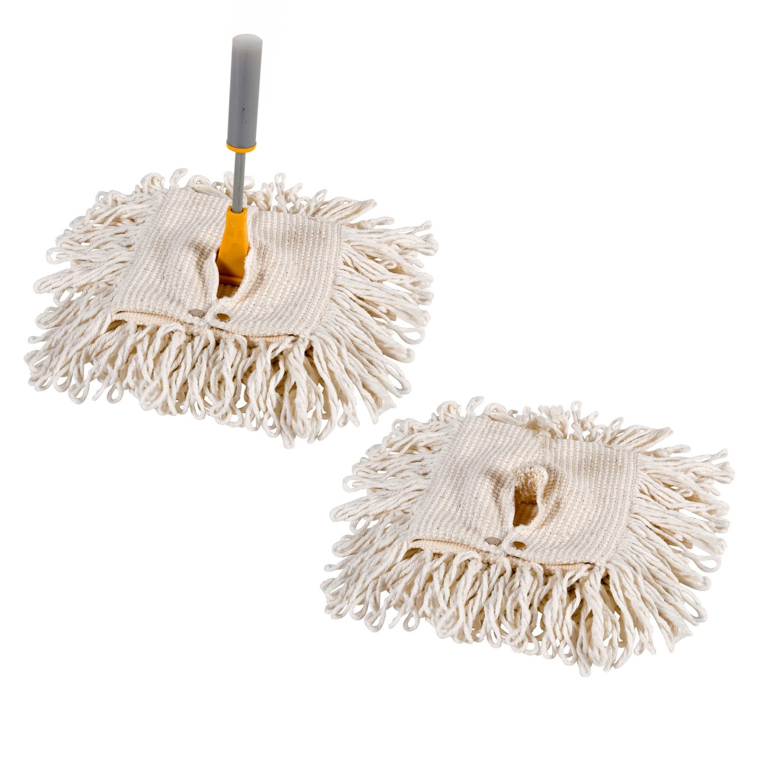 Vermop Staubwischer Pudel Wischer Elastic-Mop mit Stiel (2-St), inkl. Ersatz-Mop, 2-teilig (1 Set)