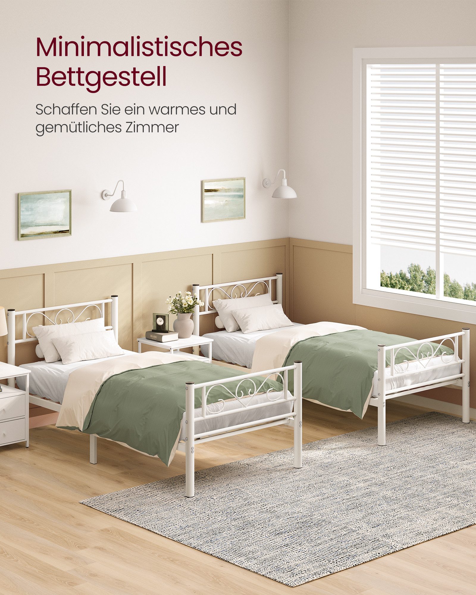 VASAGLE Bettgestell (90 x 190 cm), günstig online kaufen