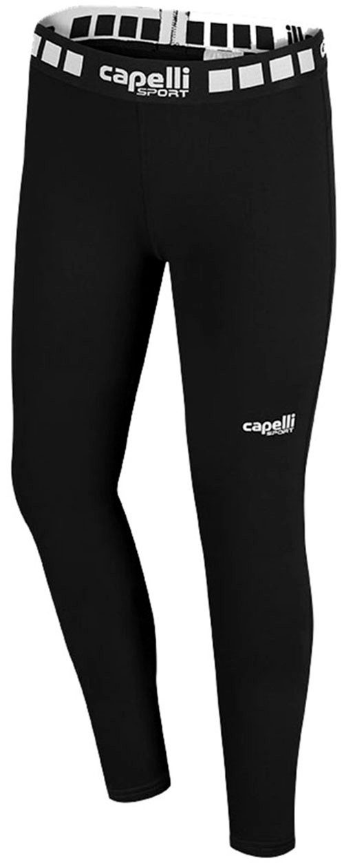 Capelli Sport Sporthose mit Markenlabel auf Kniehöhe