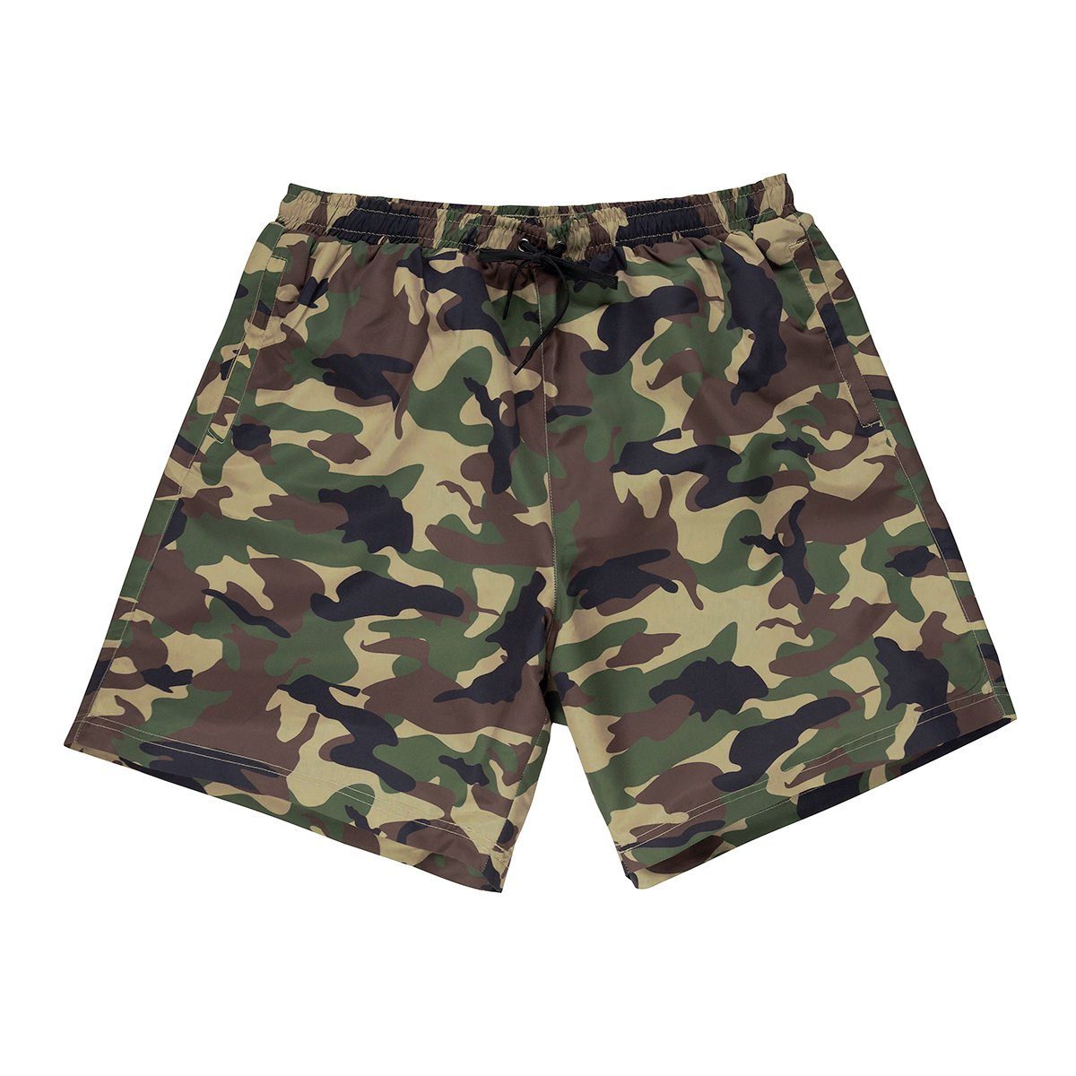 ABRAXAS Badeshorts Abraxas XXL Badeshorts Camouflage oliv-braun
