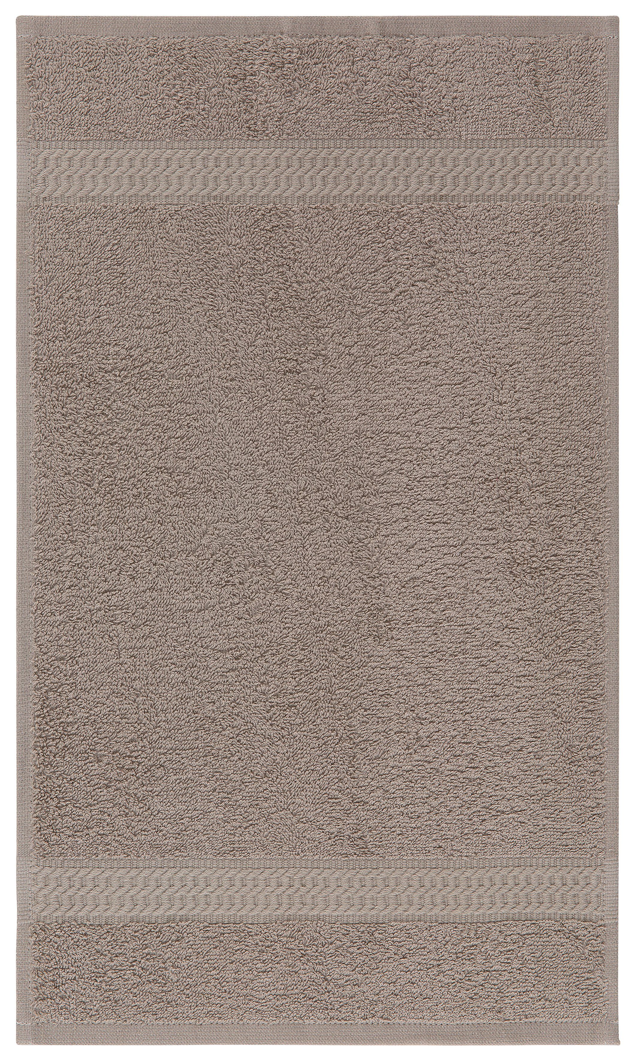 OTTO home Gästehandtücher Juna, als Set und Serie erhältlich, 6 Gästetücher, 30x50cm, Walkfrottee (6-St), 100% Baumwolle, mit Bordüre, Uni-Farben, weich – Bild 3 von 5