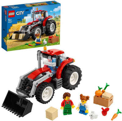 LEGO® Konstruktionsspielsteine Traktor (60287), LEGO® City, (148 St), Made in Europe