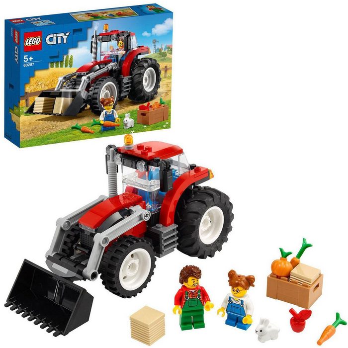 LEGO® Konstruktionsspielsteine Traktor (60287) LEGO® City (148 St) Made in Europe