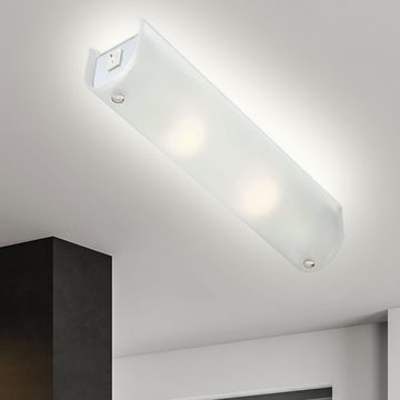 etc-shop Wandleuchte, Leuchtmittel nicht inklusive, Wandleuchte E14 Wandlampe Deckenlampe mit Schalter Küche