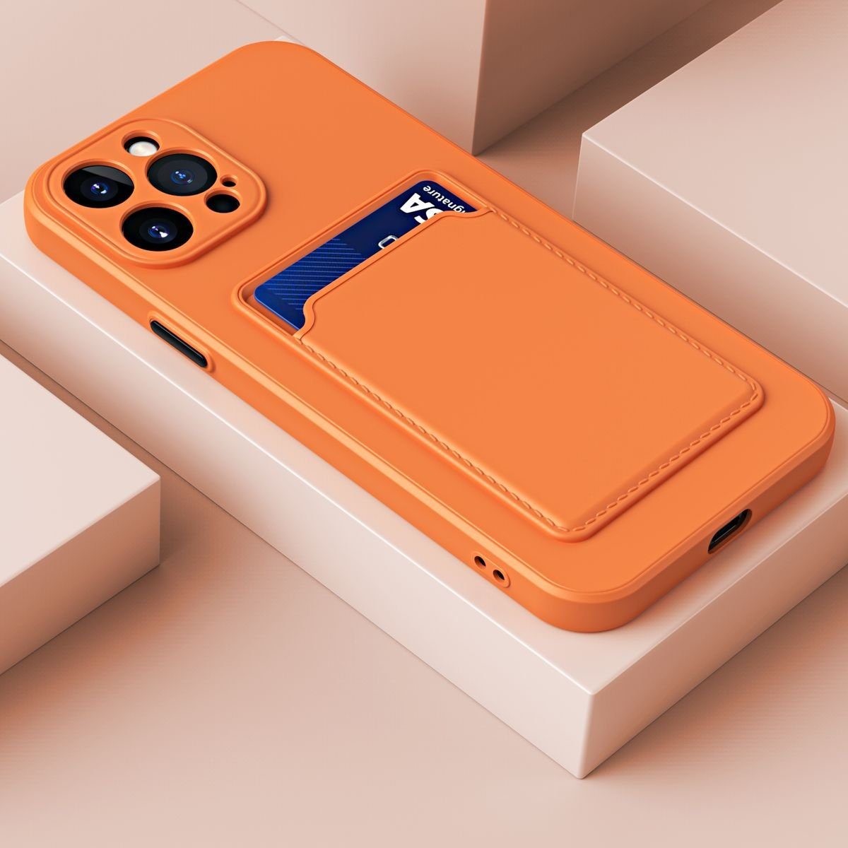 König Design Handyhülle Apple iPhone 15 Pro, Schutzhülle Case Cover Backcover Etuis Bumper