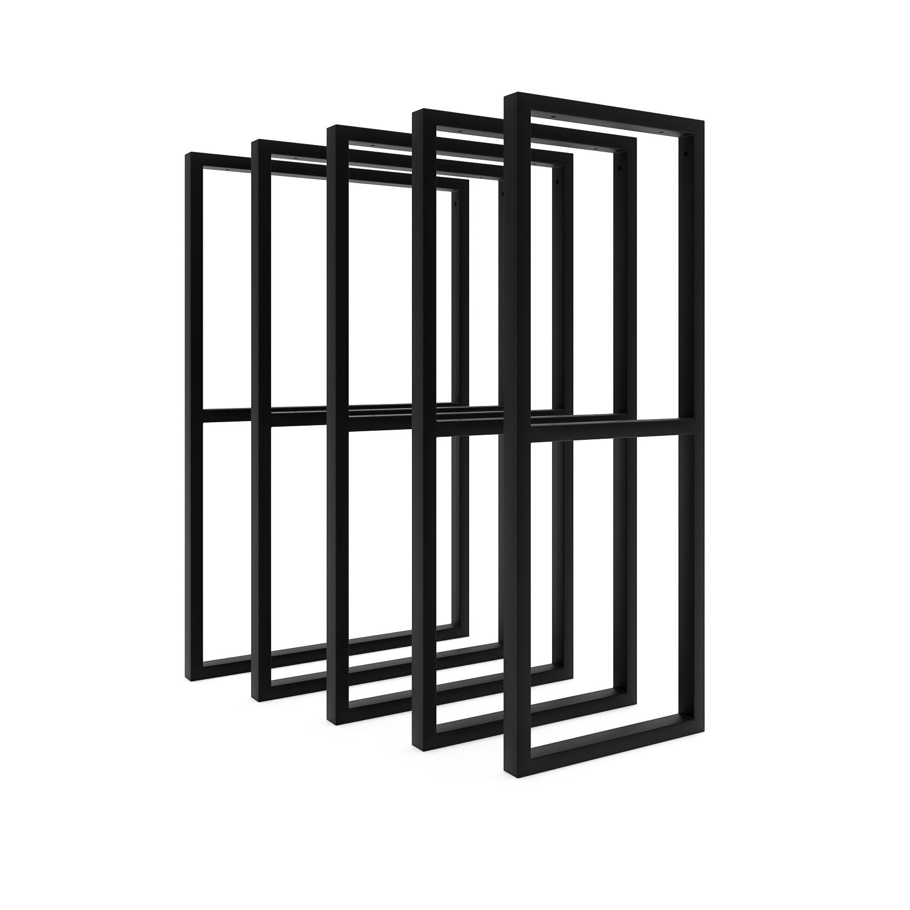 HEVVA Waschtischbefestigung Gestell Doppel-Waschtisch, NECKAR, Waschtischunterschrank Füße, (2-St)