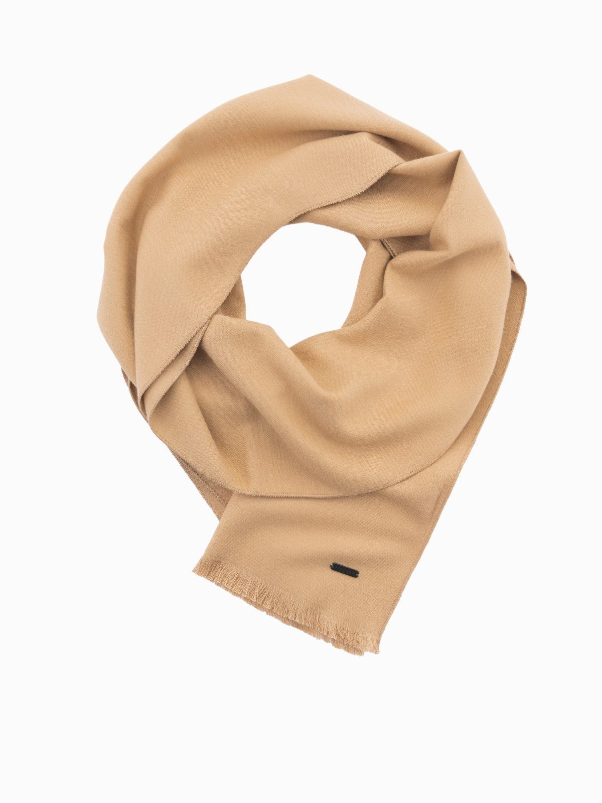 OMBRE Schal Monochromer Herrenschal mit Fransen günstig online kaufen