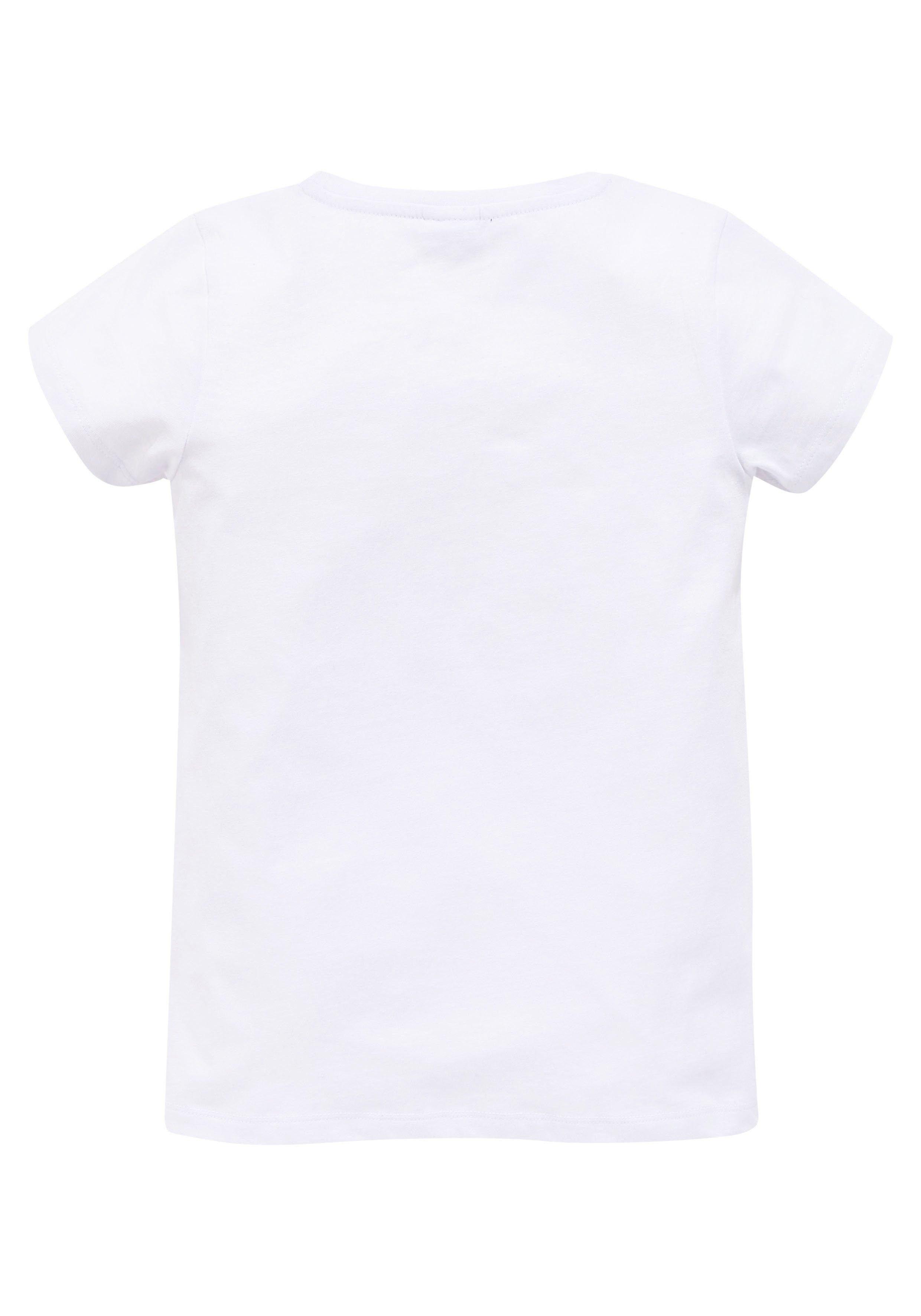 KangaROOS T-Shirt Kurzarm, taillierter Schnitt, mit Glitzerdruck