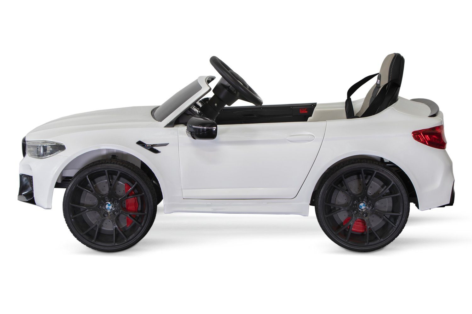 Weiss Kidcars BMW Smarty Elektro-Kinderauto M5 Elektro Kinderauto