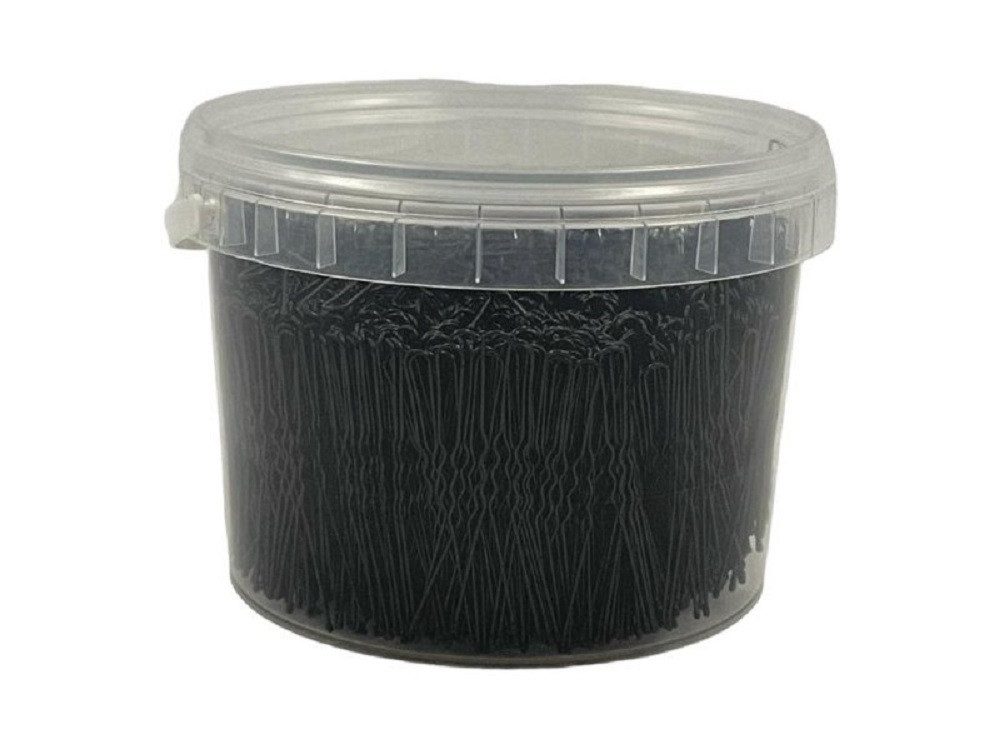 Ahsen Supply Haarklammer Ahsen Professional Pins 5cm Black - Haarklammern mit Aufbewahrungsbox