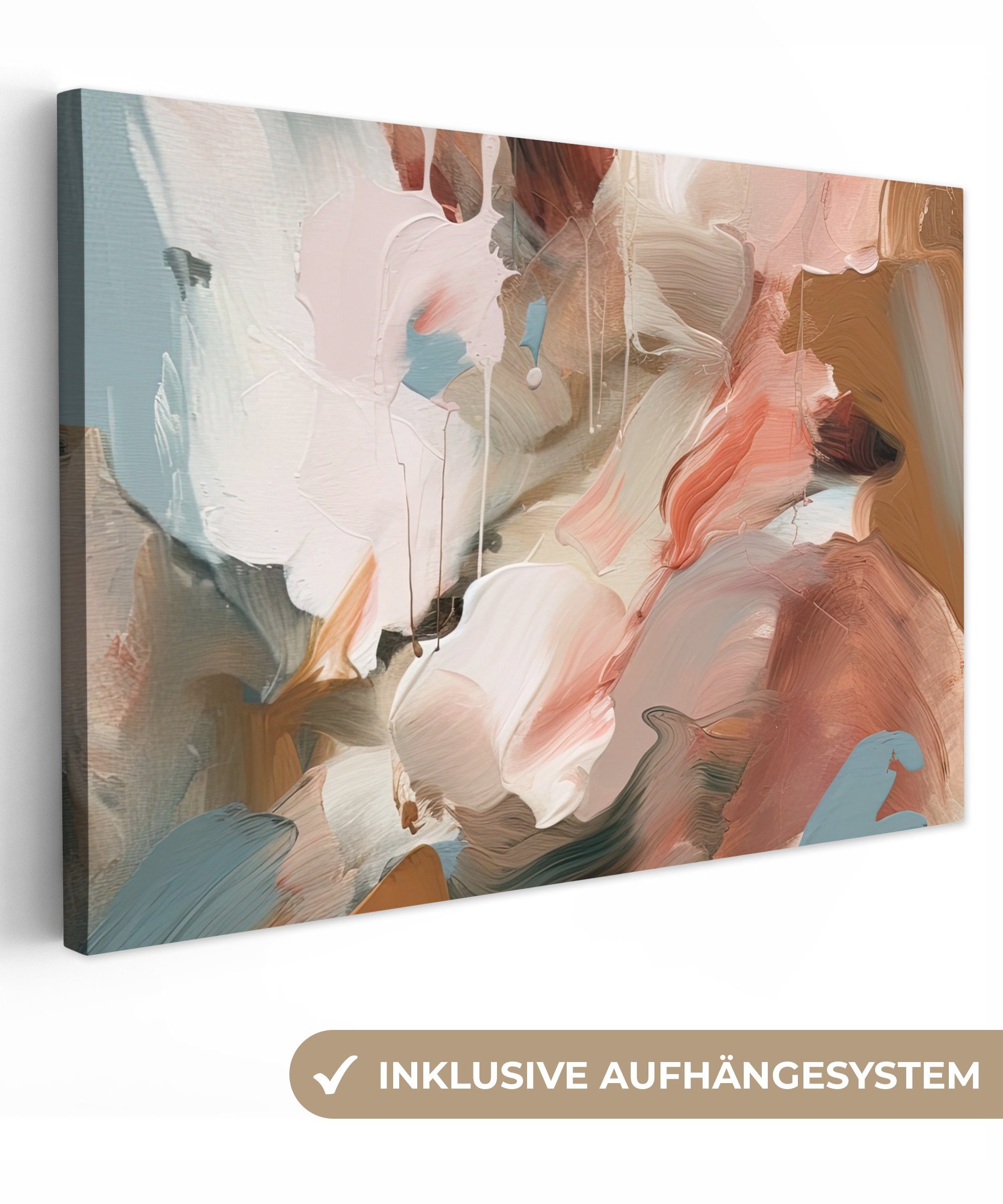 OneMillionCanvasses® Leinwandbild Farbe - Farben - Abstrakt - Kunst, Fotodr günstig online kaufen