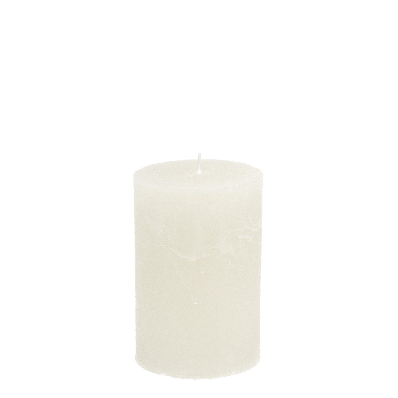 Florists Products Stumpenkerze Durchgefärbte Stumpenkerzen Weiß 60x80mm 4er Set -, 4 Stück
