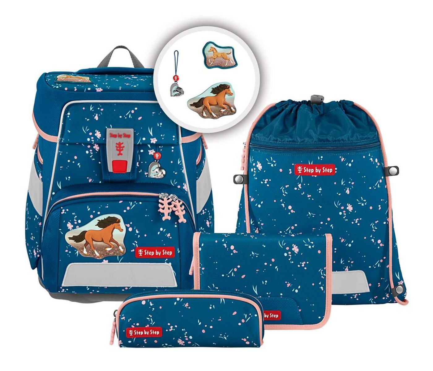 Step by Step Schulranzen Space (Set, 4-tlg)