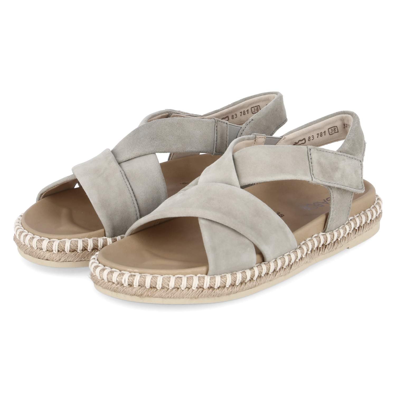 Gabor Gabor 83.781.11 Damen Rauleder green Sandalette