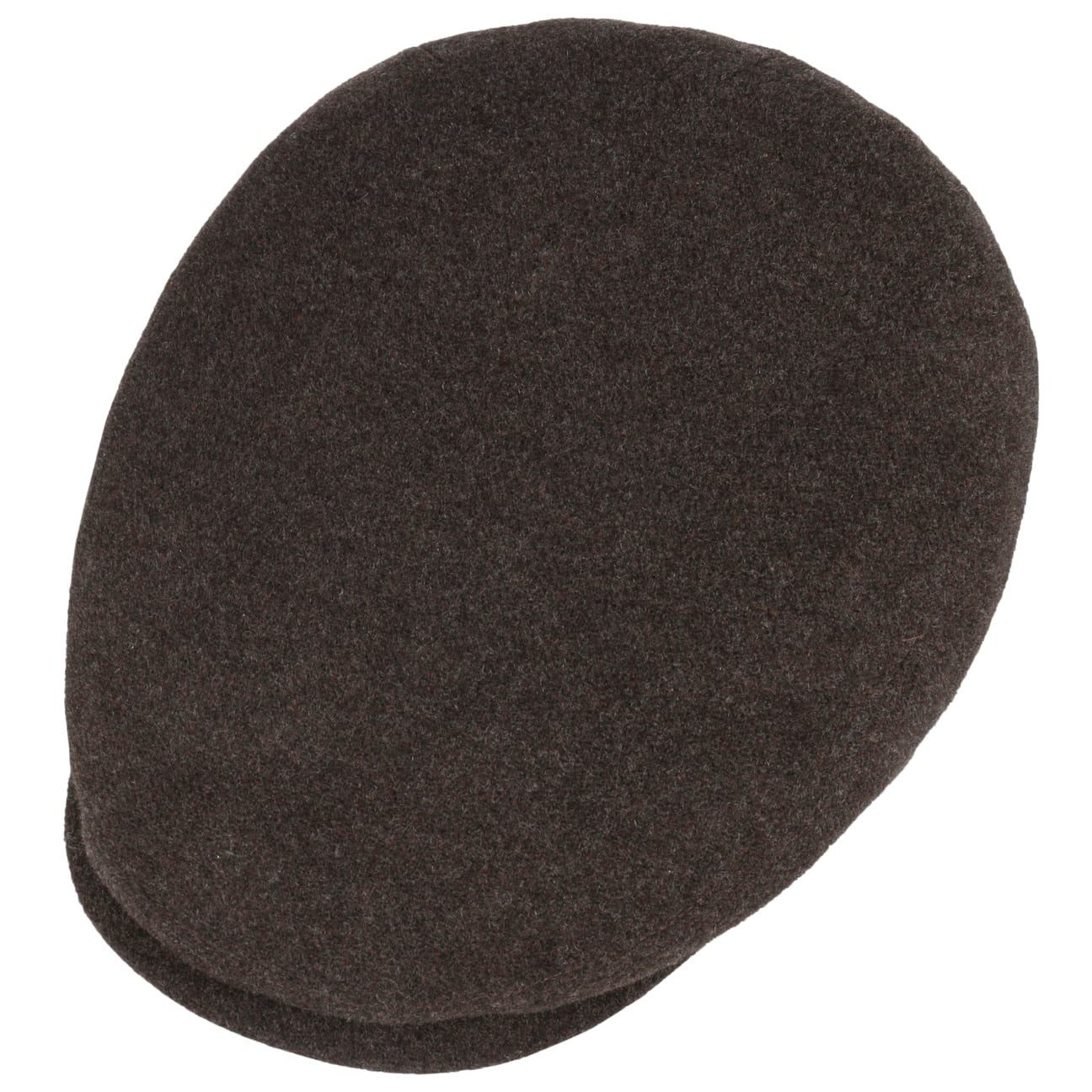 Stetson Flat Cap (1-St) Ohrenschutz mit Schirm, Made in the EU