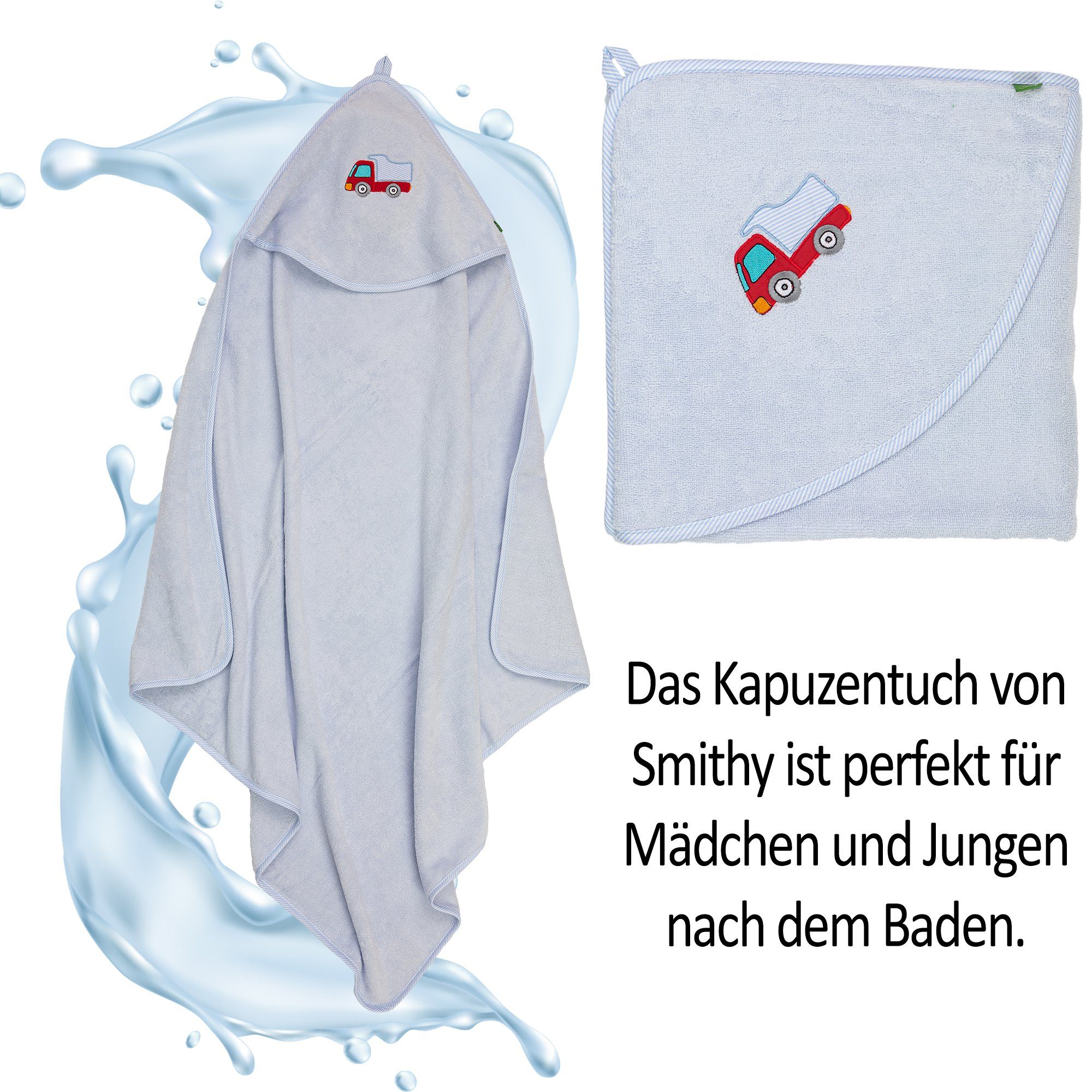 Smithy Kapuzenhandtuch mit Auto - made günstig online kaufen